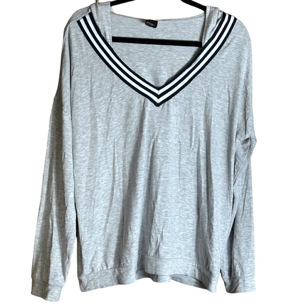 Free Press Hooded Long Sleeve Shirt Size Medium 📦‎